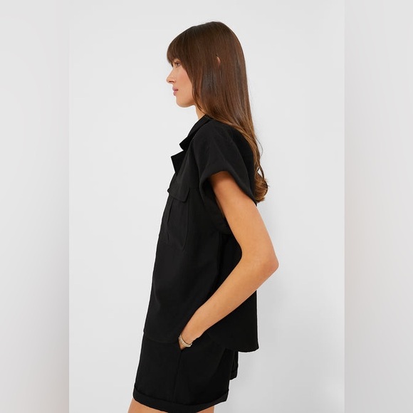 TUCKERNUCK Black Scottie Short Sleeved Shirt | M - Picture 2 of 7